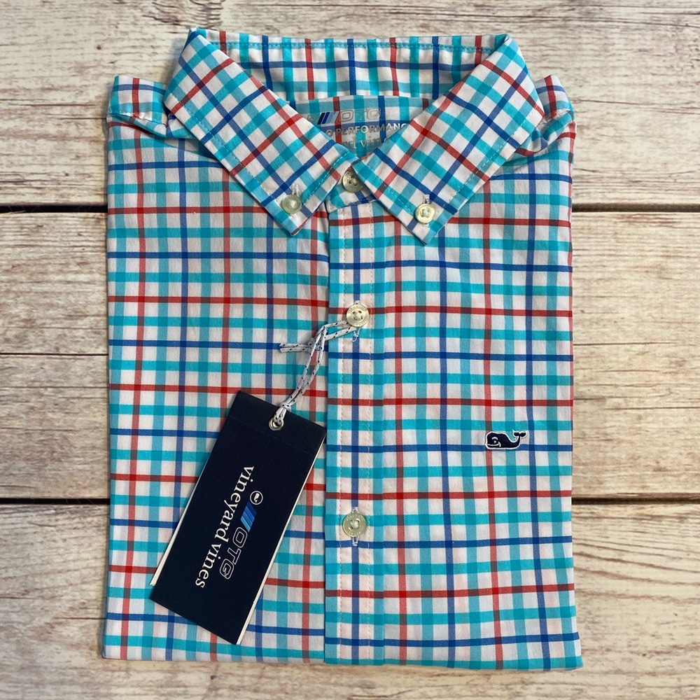 📌🆕 Vineyard Vines • Plaid • Shirt - Picture 1 of 1